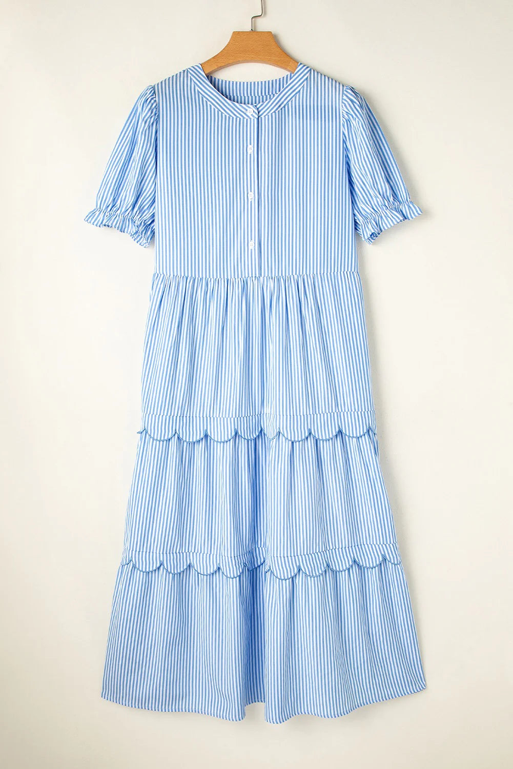 Blue Scalloped Dress May