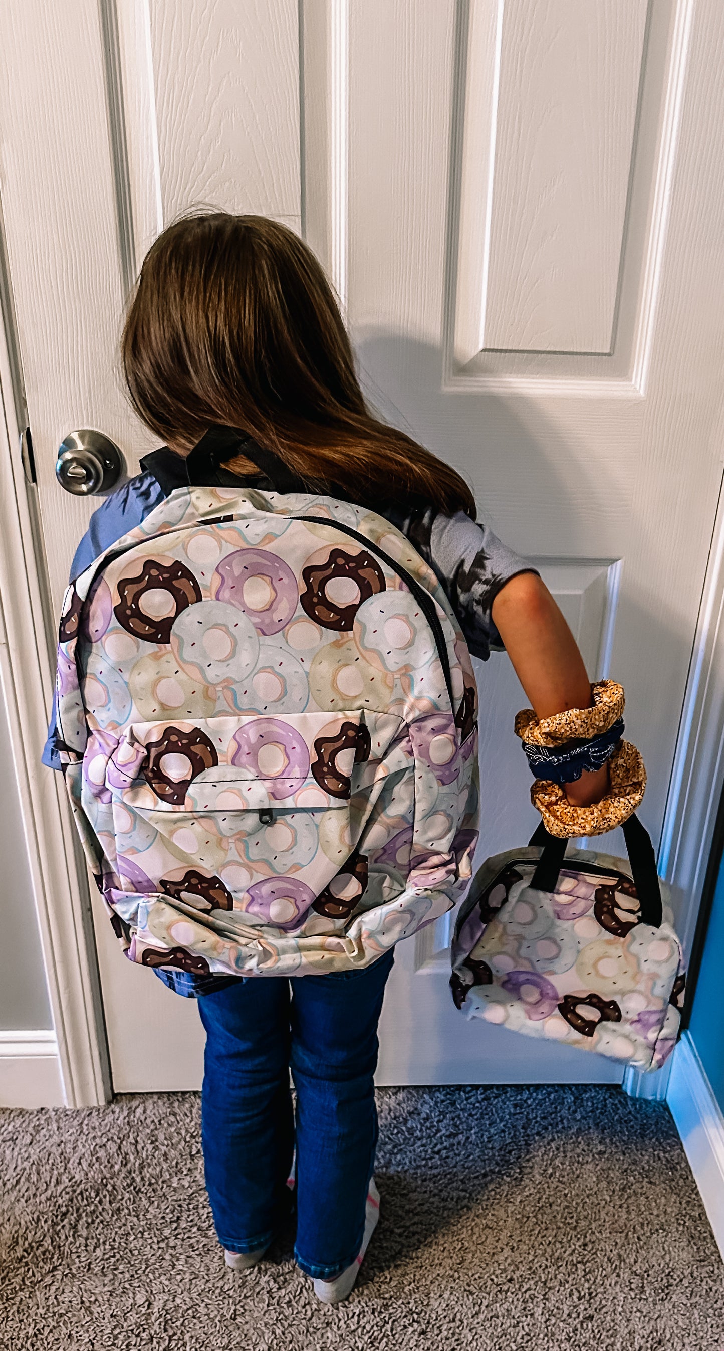 Donut Backpack and Lunchbox set *RTS*