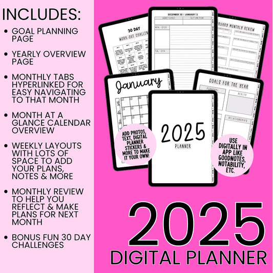 2025 Digital Planner (Digital Download)